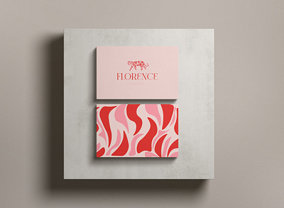 Florence Boutique Business Card Design branding branding design business card company logo design graphic design illustration logo