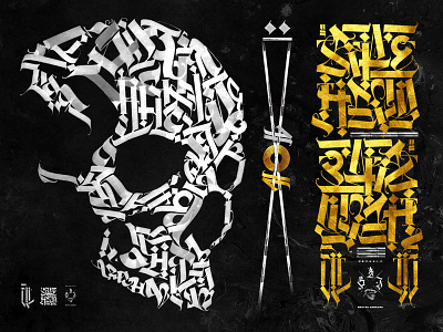 ⚡️💀Archaic art artwork calligraffiti calligraphy desiginspiration digitalart goodtype lettering letters thedailytype type typographyinspired