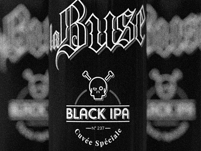 La Buse beer black c4d ipa packaging pirates