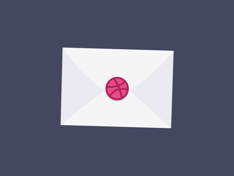 IZy First Shot debute envelope first shot hello dribbble invitation material design pass ticket
