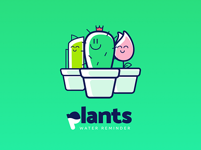 Plants, a water reminder - UI/UX project