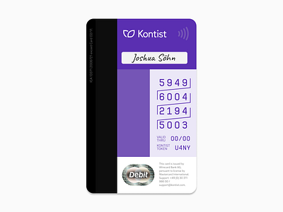 Kontist Card Back
