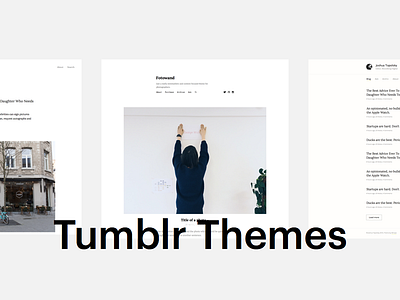 Tumblr Themes minimal themes tumblr
