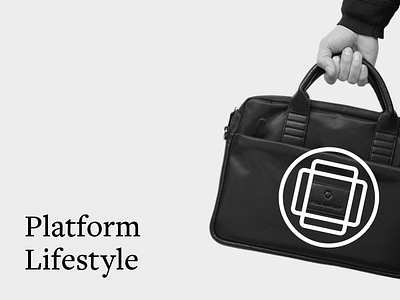 Platform Lifestyle Branding branding fashion geometric lifestyle simple