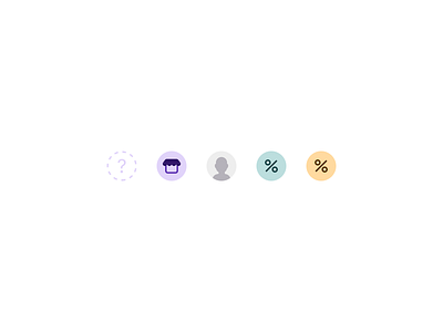 Category Icons (WIP) banking category icons kontist