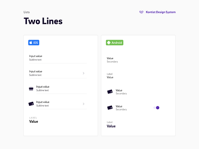 Kontist Mobile App Design System Documentation