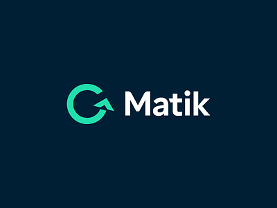 Matik Logo automation logo matik presentation redesign software