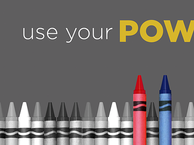 Use your power wisely keynote presentation slideshow typography