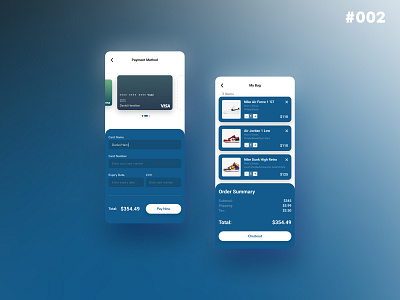 Credit Card Checkout - Challenge Daily #002 checkout checkoutui credit card dailyui design ui uidesign
