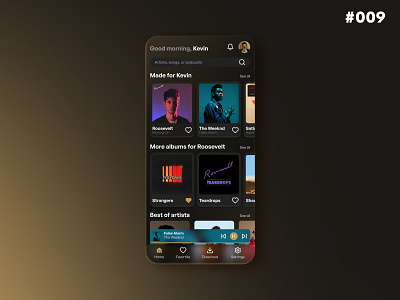 Music Player - Challenge Daily UI #009