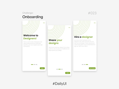 Onboarding - Challenge Daily UI #023 023 dailyui design onboard onboarding ui uidesign