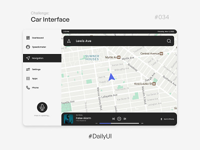 Car Interface - Challenge Daily UI #034