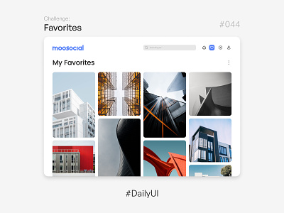 Favorites - Challenge Daily UI #044 044 44 days daily ui dailyui design favorite favorite 044 ui uidesign uidesigner uidesigners uiinspirations uitrends uiux uxui web design web social media