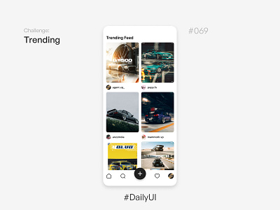 Trending - Challenge Daily UI #069 069 daily ui dailyui dailyui069 trending ui uidesign uidesigner