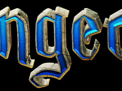 Dungeon Game Logo (Round 2) fantasy game logo stone