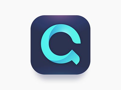 Quiz Icon app design game gradient icon quiz typography