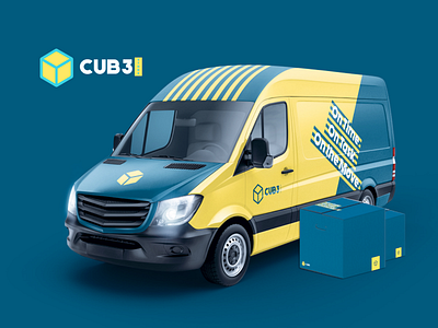 Cub3 branding branding cube ecommerce logodesign website