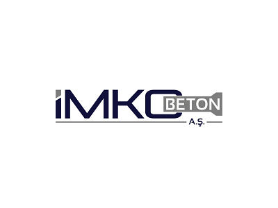 iMKO Beton A.S. burki burki design concrete creative design logo