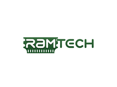 RAMTECH burki burki design computer creative design logo ram tech technology