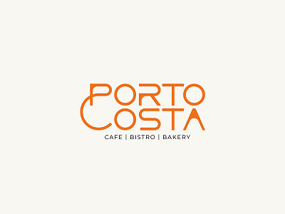 PORTO COSTA | Cafe Bistro Bakery bakery bistro burki burki design cafe costa creative design logo porto