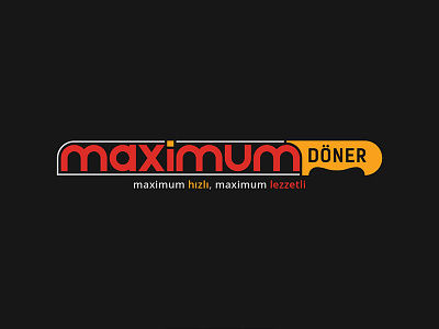 maximum döner burki burki design creative design doner döner knife logo maximum