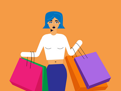 Shopping design graphic design illustration