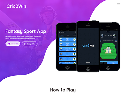 Cric2win cricket fantasy fantasy sports mobile app