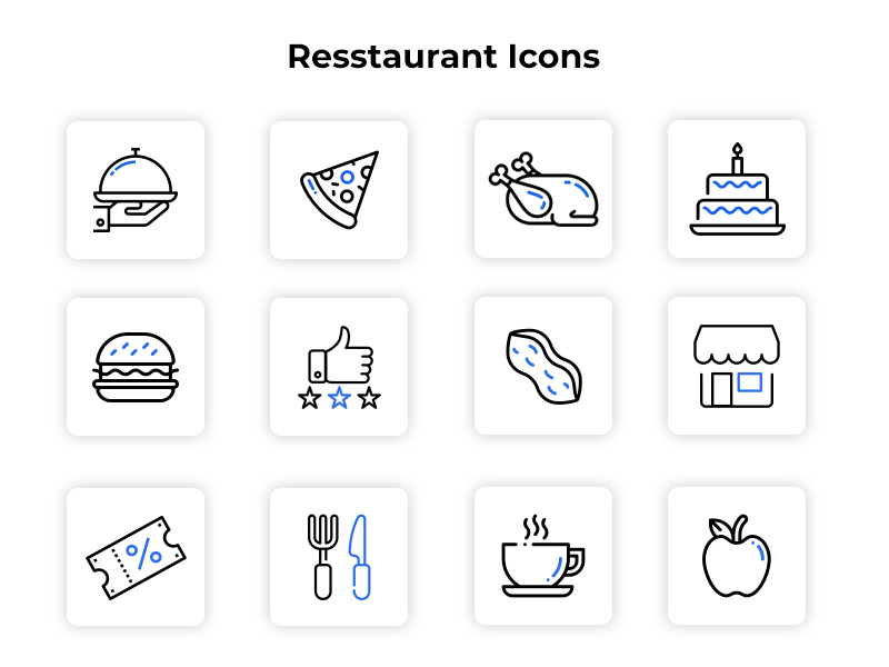 Food & Restaurant Icons