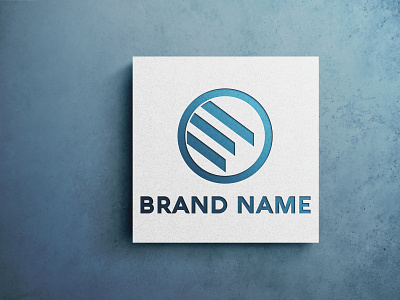 minimal letter modern logo design