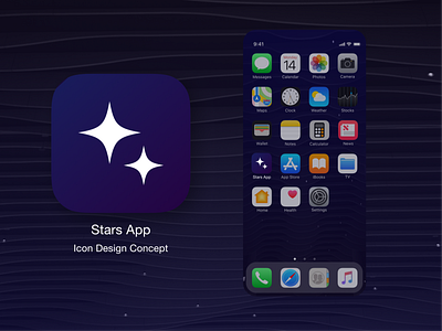 Icon design for astronomy app app design clean dailyui dailyui 005 icon design ios