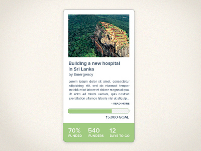 Cause Widget crowdfunding funding leevia widget