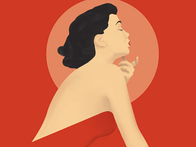 Janice 1950s advertising illustration vintage woman