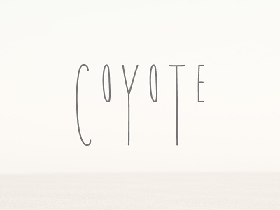 Coyote | A Playful Font coyote font fonts playful typography