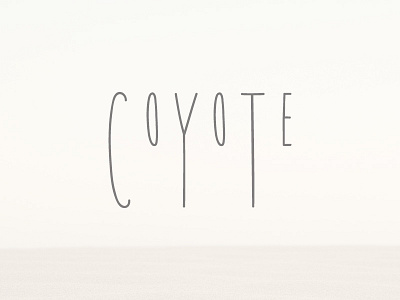 Coyote | A Playful Font