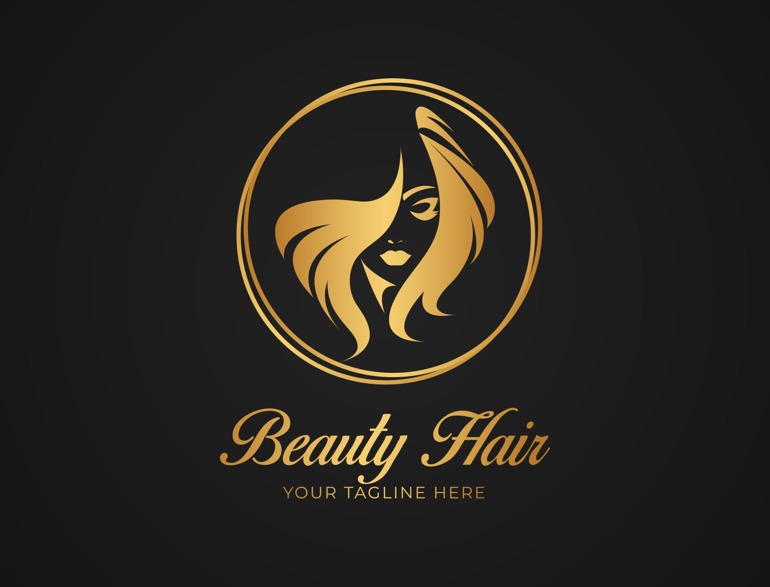 Beauty Hair Logo Design By Haseeb Ul Rehman On Dribbble