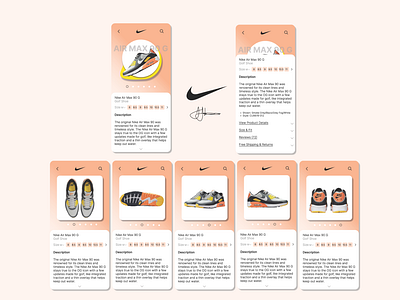 Nike Air Max Product Detail - UI Practice