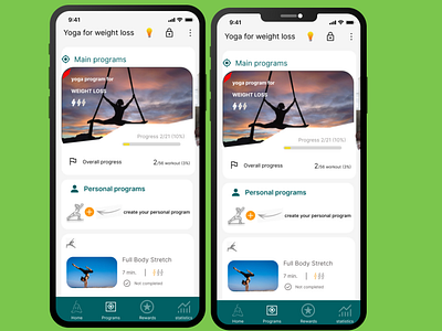 Recreation of yoga app app branding design graphic design ui ux