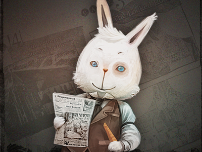 Edmund game character illustration rabbit