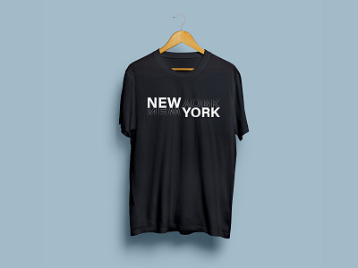 Minimalist (New York) T-Shirt design graphic design shirt mockup