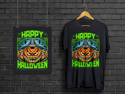 Halloween T- Shirt Design by Shipna Begum on Dribbble