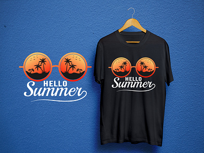 Summer Beach T-Shirt Design