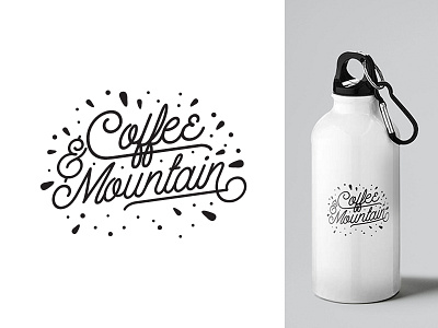 Coffee & Mountain Sport Bottle