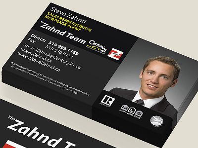 Clean Real Estate Business Cards branding business cards clean design real estate