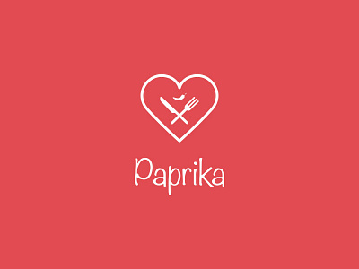 Paprika branding cook food identity logo paprika