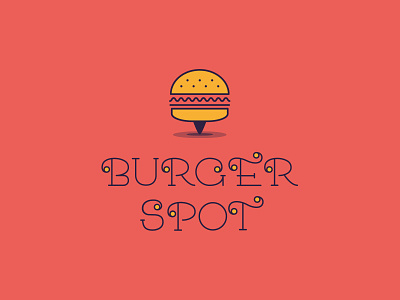 Burger Spot burger design india kerala logo nashad restaurant spot