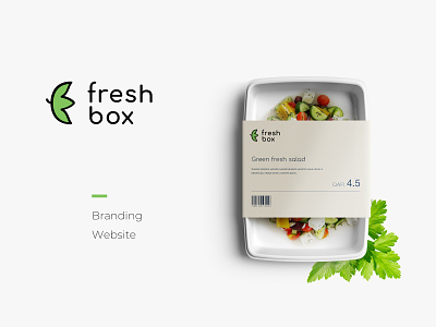 Fresh box Branding & Website box branding crunch diet food fresh gym logo nutrition nutritionist qatar ui ux website