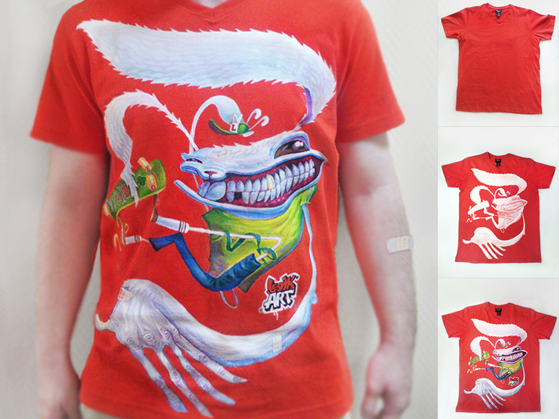 Tshirt crazy rabbit by Oleg Evteev on Dribbble