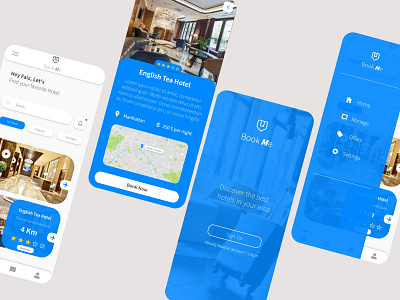 Book Me App UI Design