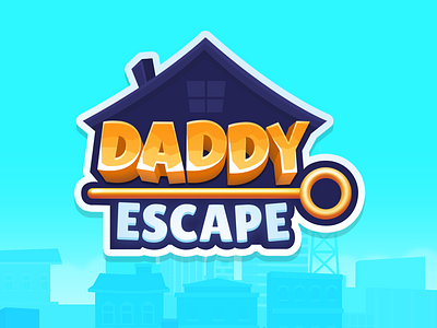 Daddy Escape - Save Pull Pin 2d game 2d tittle casual game game game design game tittle game ui puzzle game tittle tittle design