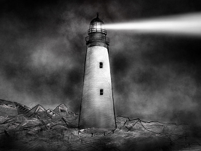 Lighthouse art drawing illustration sketch storyboard